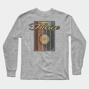 Thrice Vynil Silhouette Long Sleeve T-Shirt